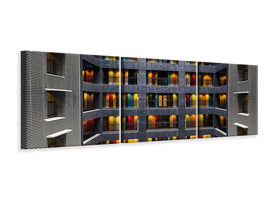 panoramic-3-piece-canvas-print-the-colored-doors