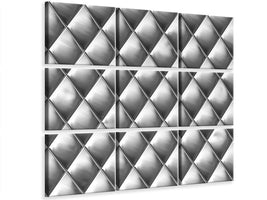 canvas-print-3d-lozenges-silver-grey
