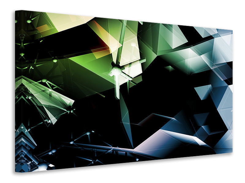 panoramic-canvas-print-3d-polygon