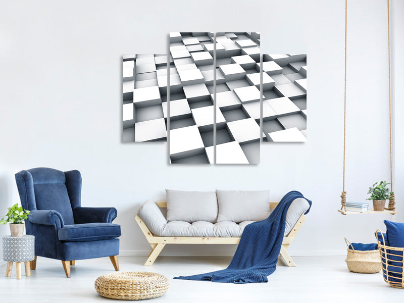 4-piece-canvas-print-3d-cube