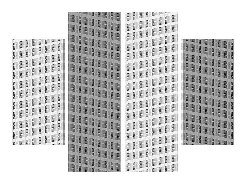 4-piece-canvas-print-city-pattern