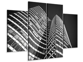 4-piece-canvas-print-close-up-skyscraper