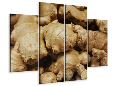 4-piece-canvas-print-ginger-tubers