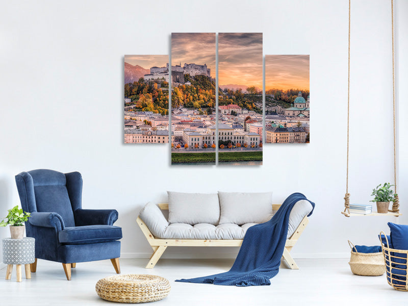 4-piece-canvas-print-salzburg-in-fall-colors