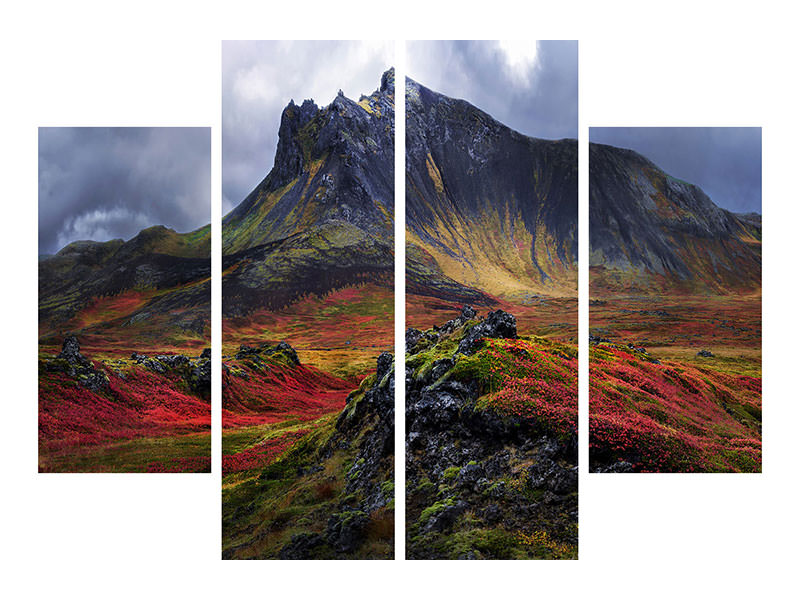 4-piece-canvas-print-the-lady-of-snaefellsnes