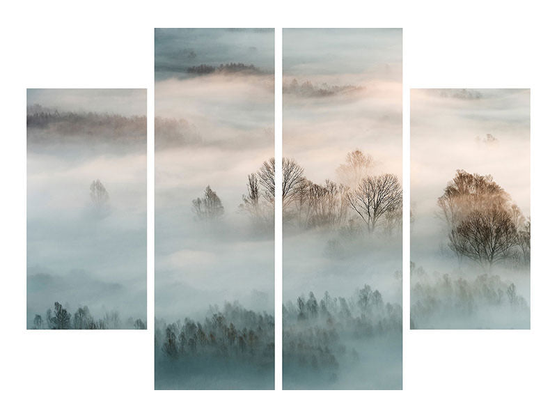 4-piece-canvas-print-winter-fog