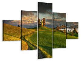 5-piece-canvas-print-evening-light-ii