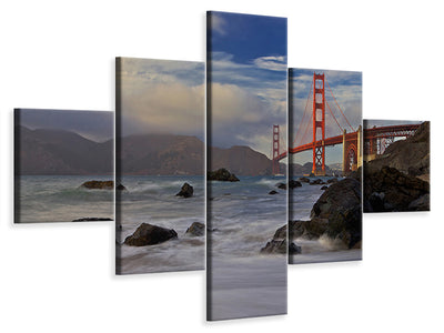 5-piece-canvas-print-golden-gate-bridge-p