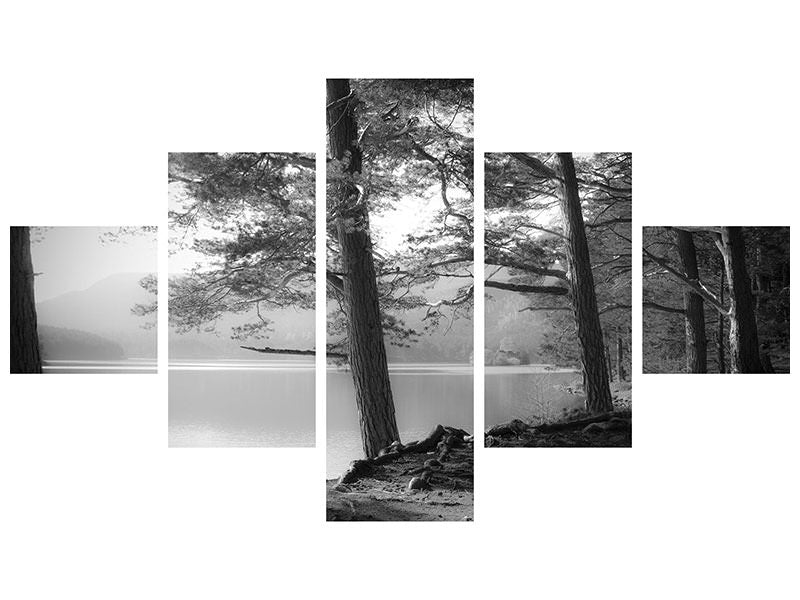 5-piece-canvas-print-loch-an-eilein