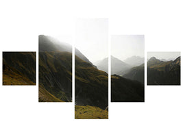5-piece-canvas-print-nationalpark-schweiz