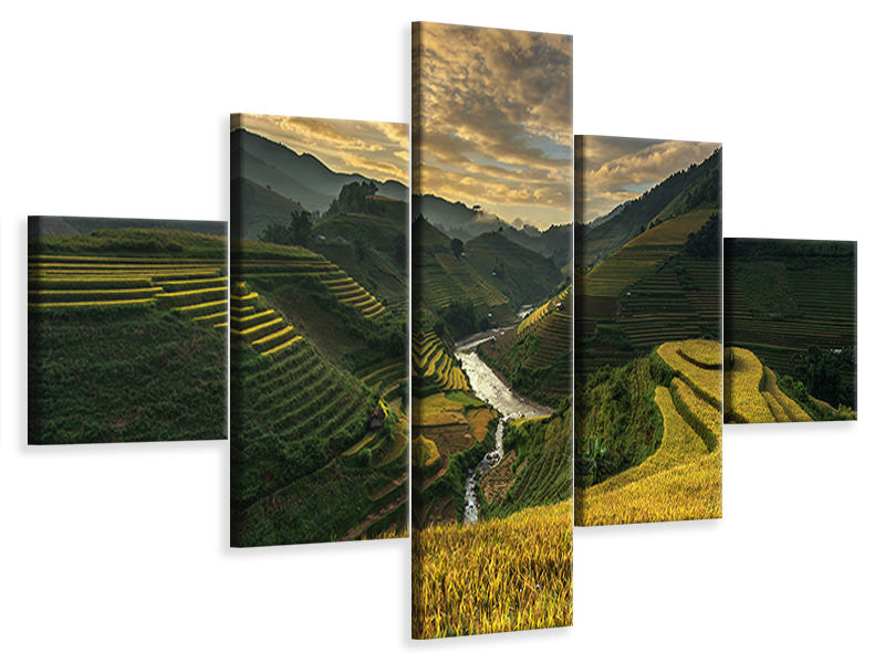 5-piece-canvas-print-riceterrace