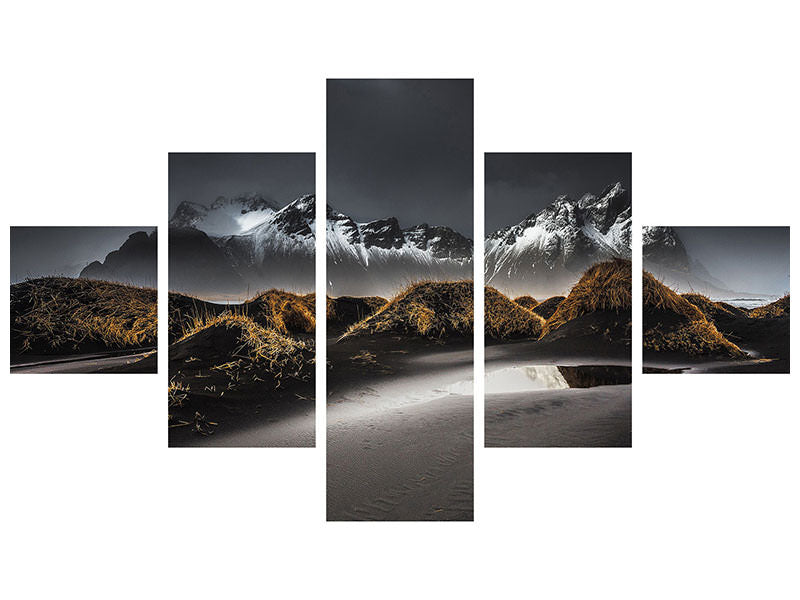 5-piece-canvas-print-stokksnes-iceland