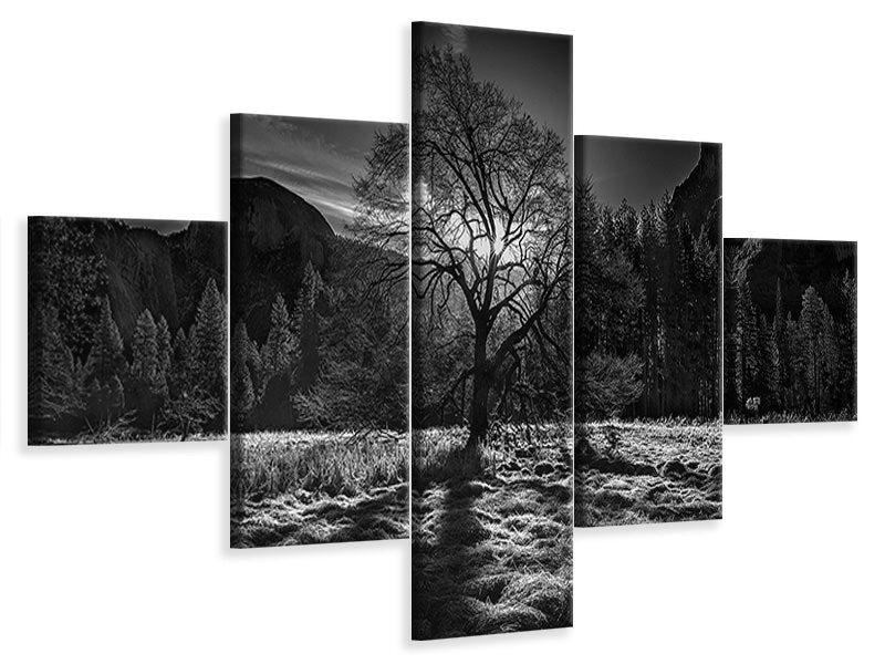 5-piece-canvas-print-the-winter-spirit