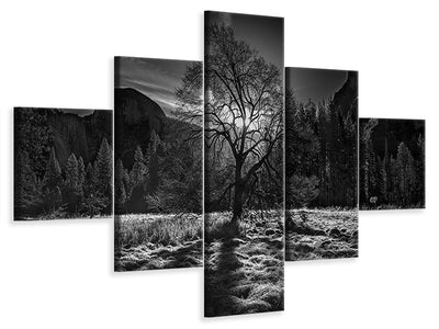 5-piece-canvas-print-the-winter-spirit