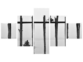 5-piece-canvas-print-u-bein-bridge-myanmar