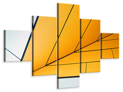 5-piece-canvas-print-yellow-dart