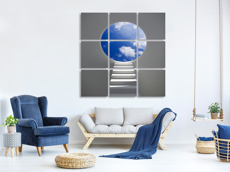 9-piece-canvas-print-stairway-to-heaven