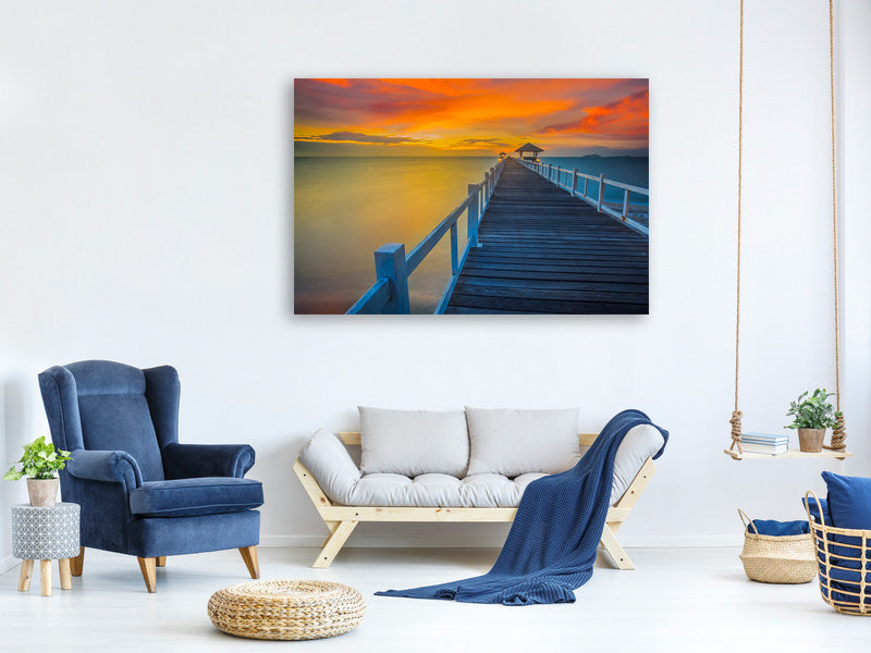 panoramic-3-piece-canvas-print-a-wooden-bridge-in-the-far-east