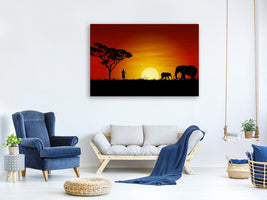 3-piece-canvas-print-african-steppe-elephant