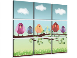 4-piece-canvas-print-all-birds-are-already-there
