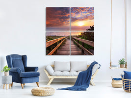 9-piece-canvas-print-beautiful-sunset-i
