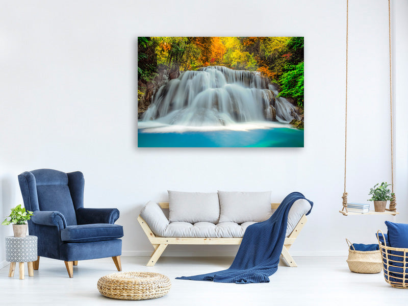 panoramic-3-piece-canvas-print-falling-water