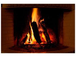 modern-4-piece-canvas-print-fire-in-the-chimney