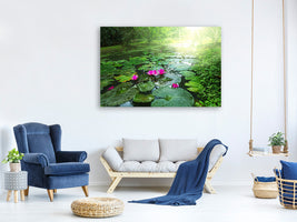 modern-4-piece-canvas-print-garden-pond