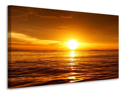 3-piece-canvas-print-glowing-sunset-on-the-water