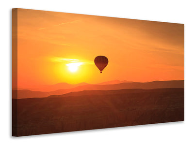 3-piece-canvas-print-hot-air-balloon-at-sunset