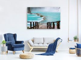 5-piece-canvas-print-house-at-waterfall
