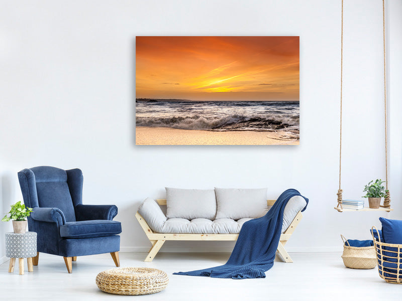 panoramic-3-piece-canvas-print-lake-with-sunset