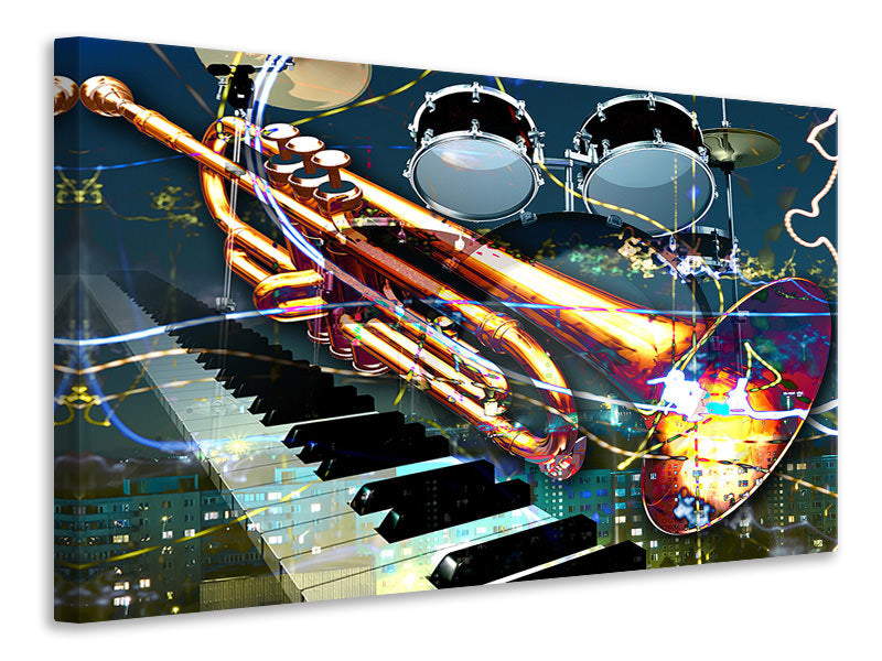 modern-4-piece-canvas-print-let-the-music-play