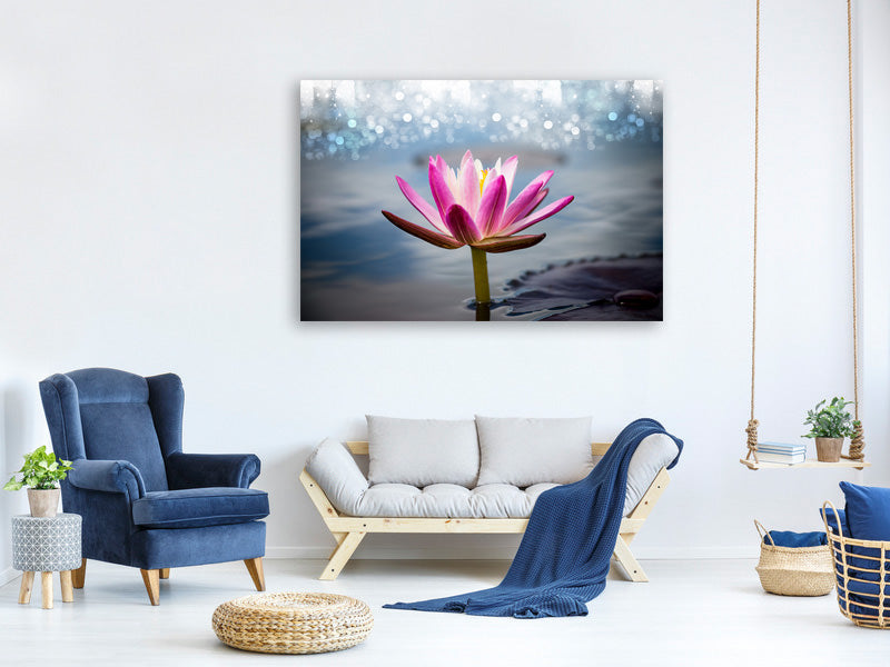 panoramic-3-piece-canvas-print-lotus-in-the-morning-dew