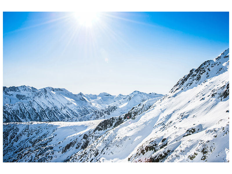 4-piece-canvas-print-mountain-panorama-in-snow
