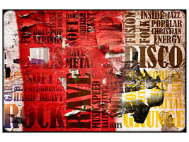 modern-4-piece-canvas-print-music-text-in-grunge-style