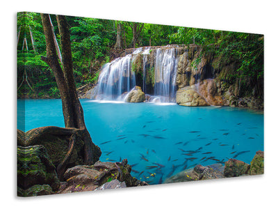 4-piece-canvas-print-nature-waterfall