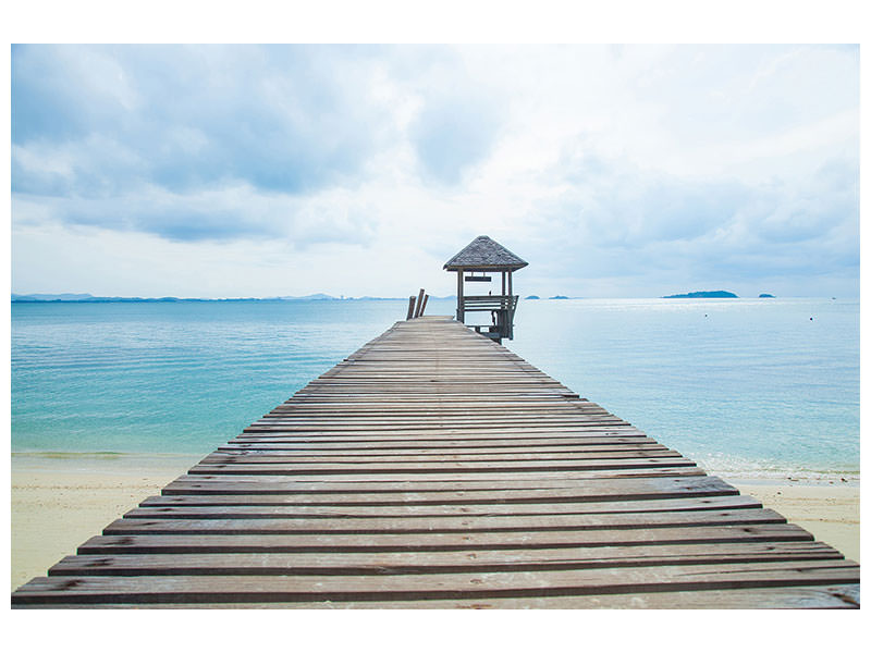 modern-4-piece-canvas-print-ocean-footbridge