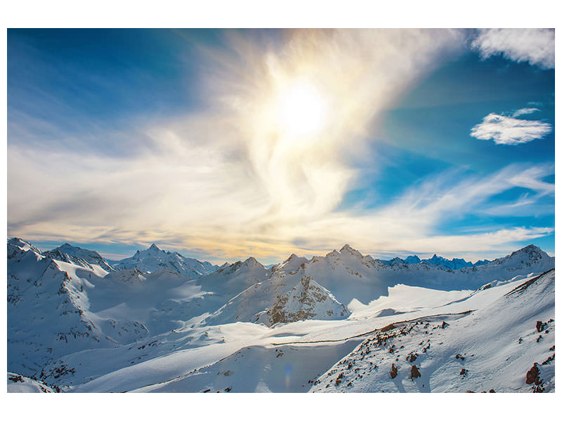 modern-4-piece-canvas-print-over-the-snowy-peaks