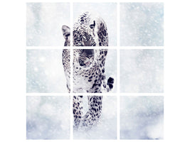 4-piece-canvas-print-photo-wallaper-the-leopard