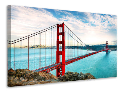 4-piece-canvas-print-red-golden-gate-bridge