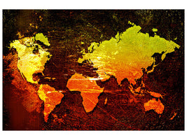 3-piece-canvas-print-retro-world-map
