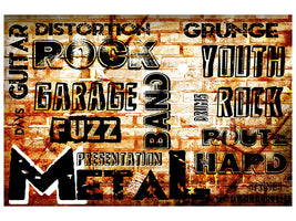panoramic-3-piece-canvas-print-rock-in-grunge-style