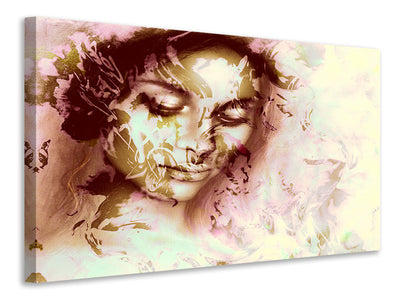 4-piece-canvas-print-romantic-portrait-of-a-beauty