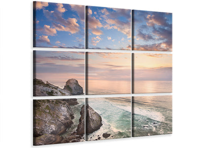 4-piece-canvas-print-romantic-sunset-by-the-sea
