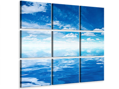 4-piece-canvas-print-sky-and-water