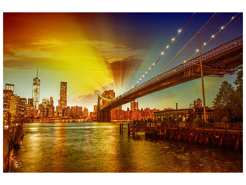 5-piece-canvas-print-skyline-brooklyn-bridge-ny