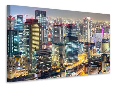panoramic-canvas-print-skyline-osaka-in-sea-of-lights