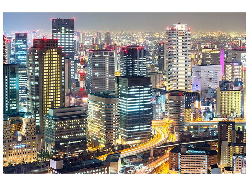 panoramic-canvas-print-skyline-osaka-in-sea-of-lights