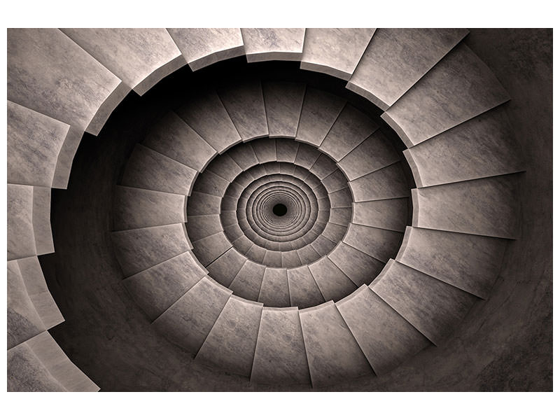 4-piece-canvas-print-stone-spiral-staircase